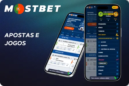 Acesso a apostas e jogos Mostbet app PT