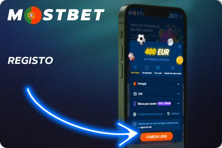 Registo na aplicação Mostbet Portugal